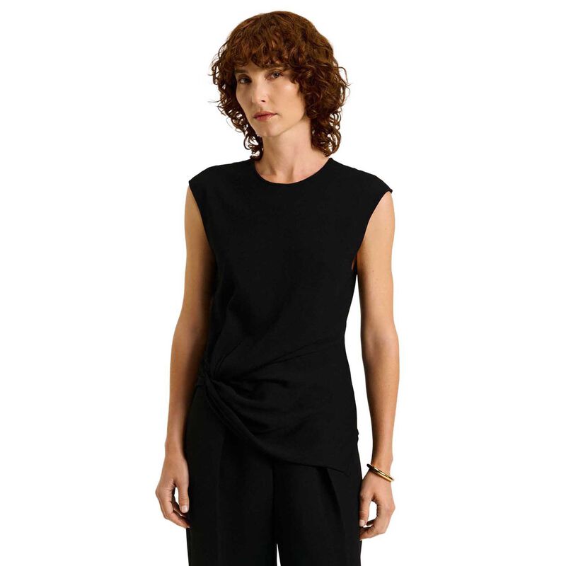 Veronika Maine Twist Front Knit Top image number 4